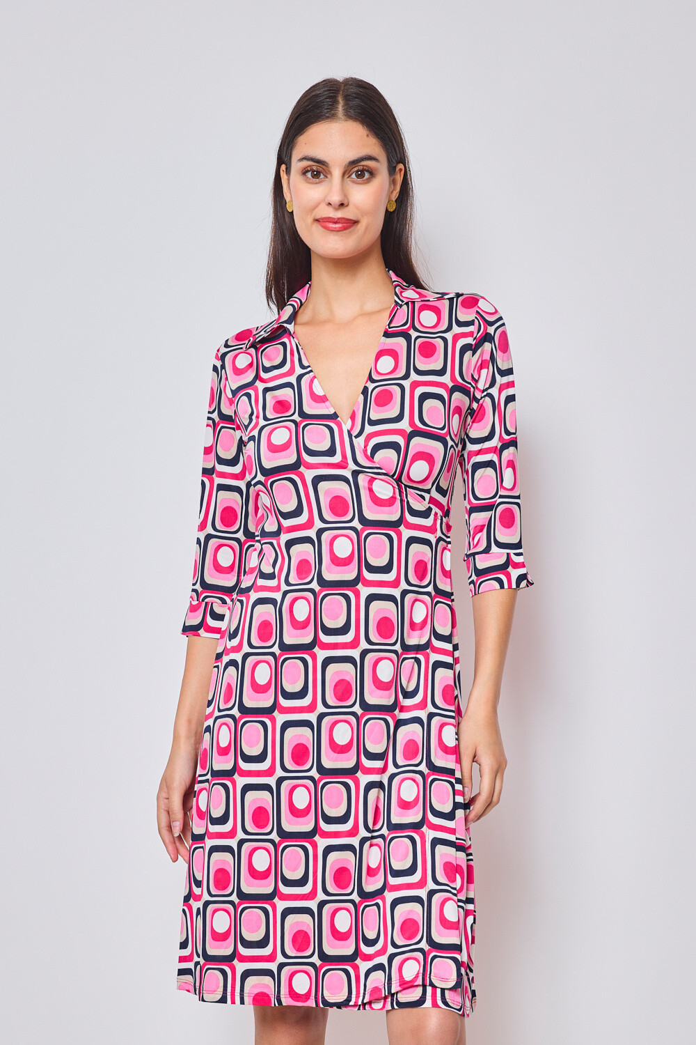 Wholesaler Revd'elle - Revd'elle - 3/4 sleeve wallet dress