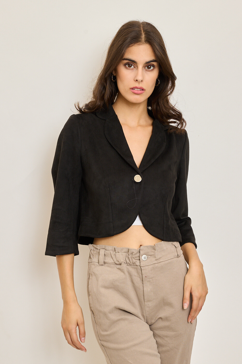 Wholesaler Revd'elle - Revd'elle - Blazers short in Swedine with button