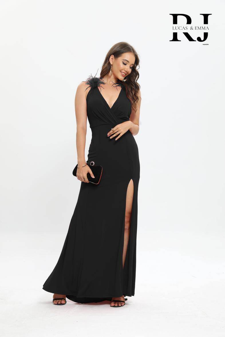 Wholesaler REVEROSE by Lucas & Emma - Elegant ceremony dress with refined cut