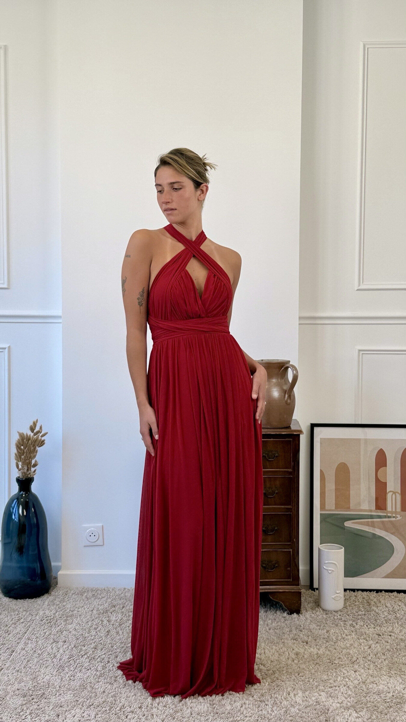 Mayorista REVEROSE by Lucas & Emma - Vestido de ceremonia elegante con corte refinado