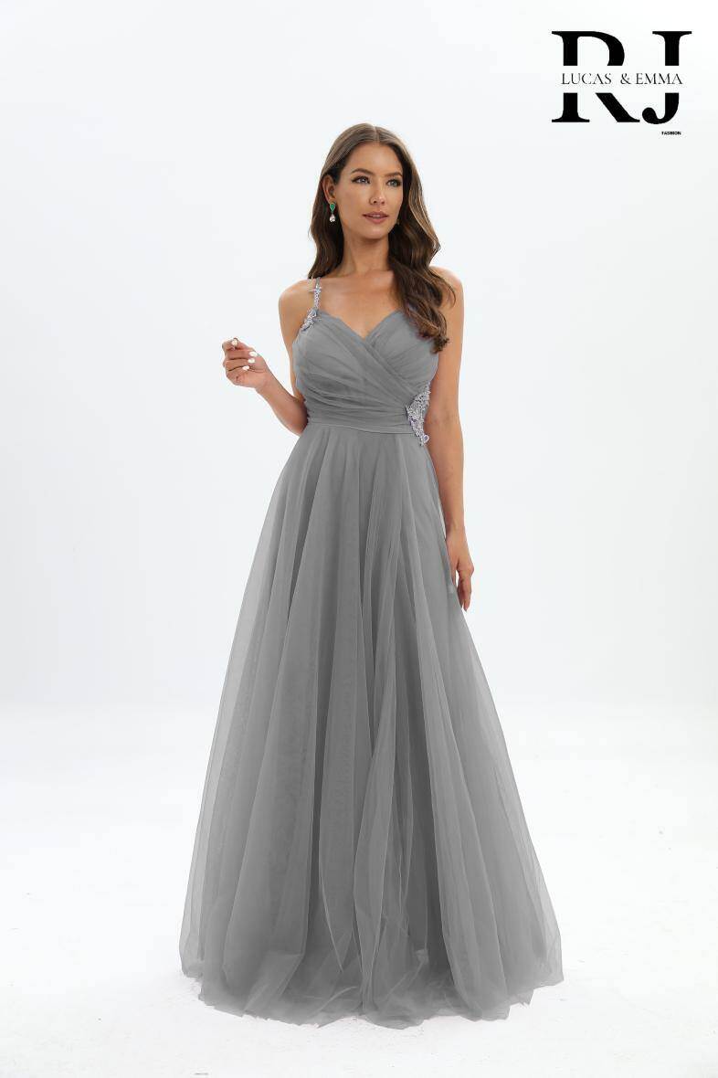 Wholesaler REVEROSE by Lucas & Emma - Elegant ceremony dress with refined cut