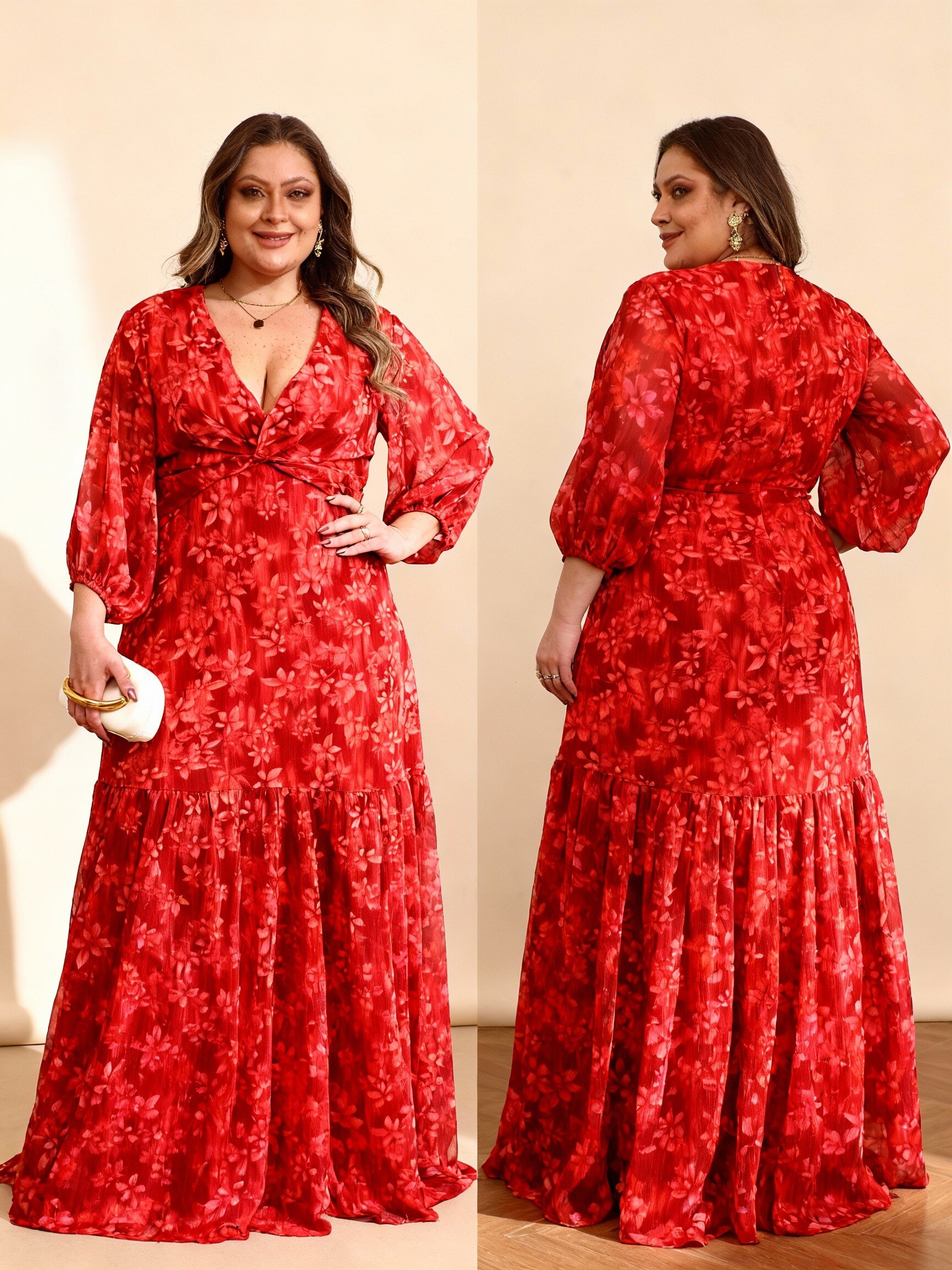 Großhändler REVEROSE by Lucas & Emma - Elegantes Zeremoniekleid mit raffinierter Passform