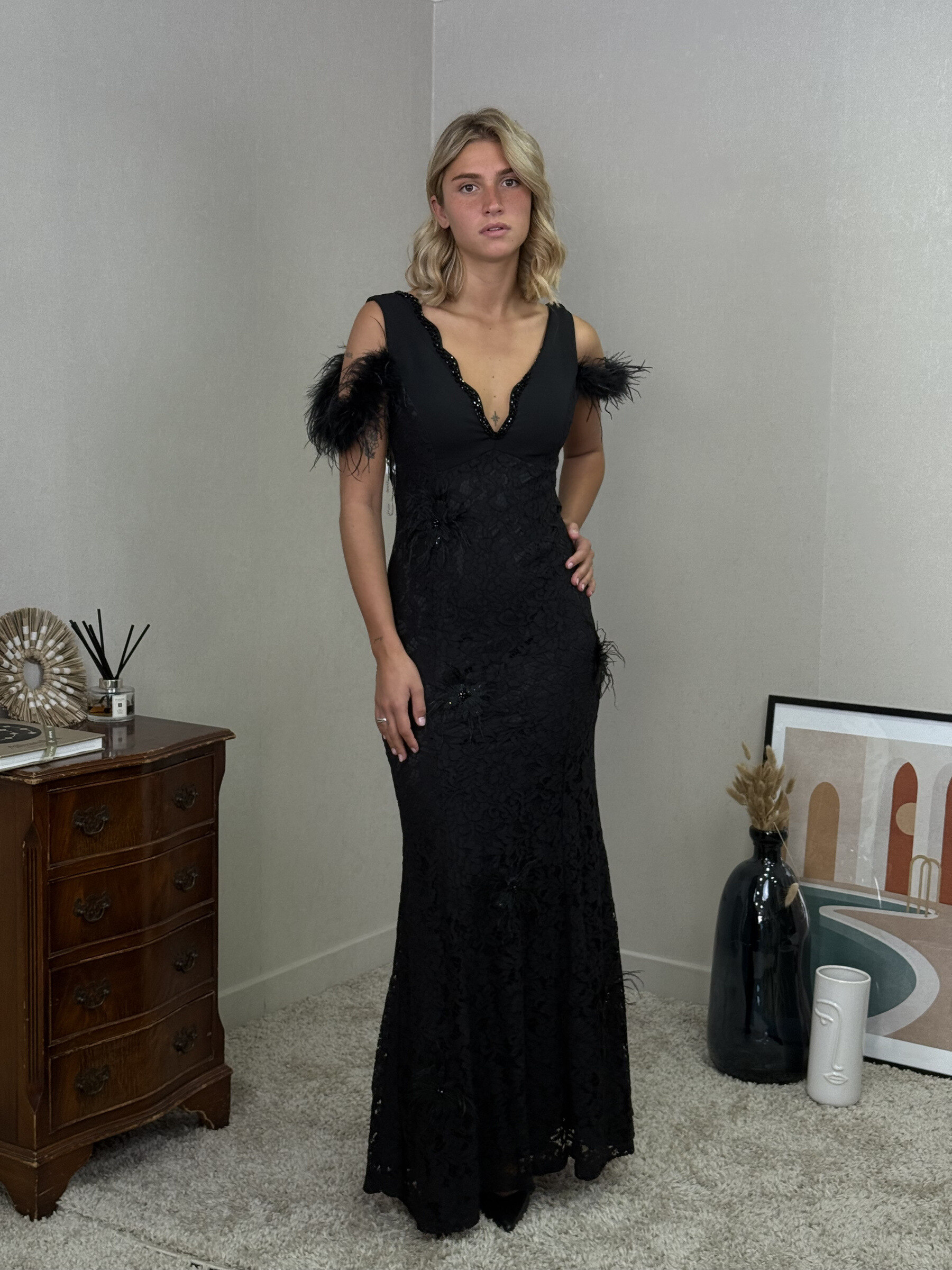 Großhändler REVEROSE by Lucas & Emma - Elegantes Zeremoniekleid mit raffinierter Passform