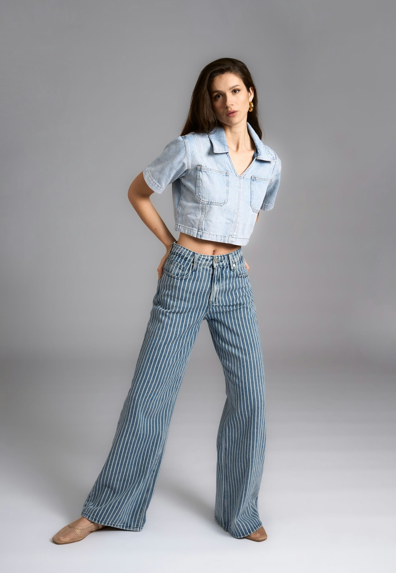 Wholesaler Rivulet - Top in Short Denim