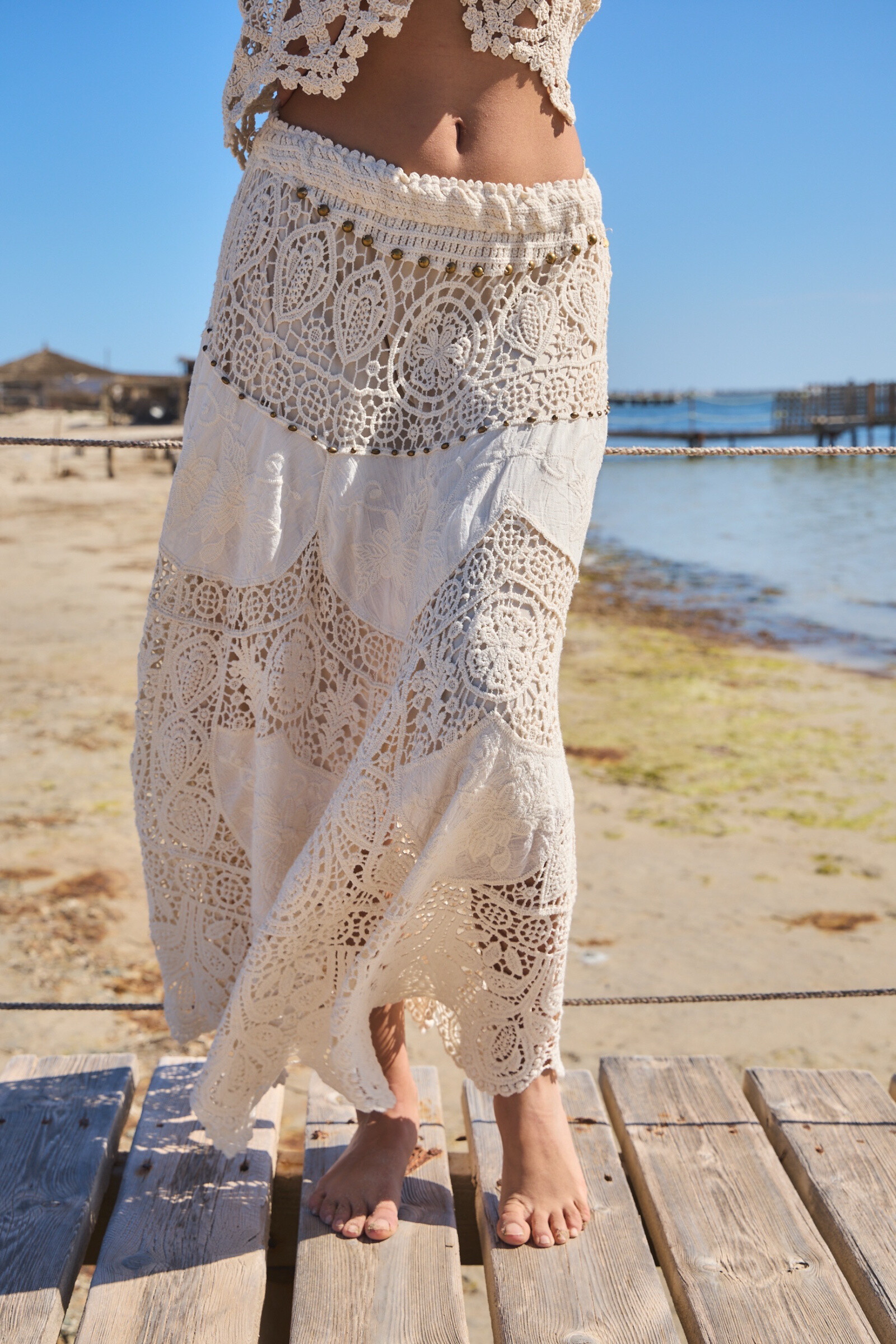 Grossiste Rosa Fashion Crochet - Jupe en crochet