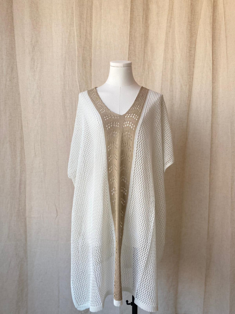 Grossiste Rosa Fashion Crochet - Robe de plage en maille crochet