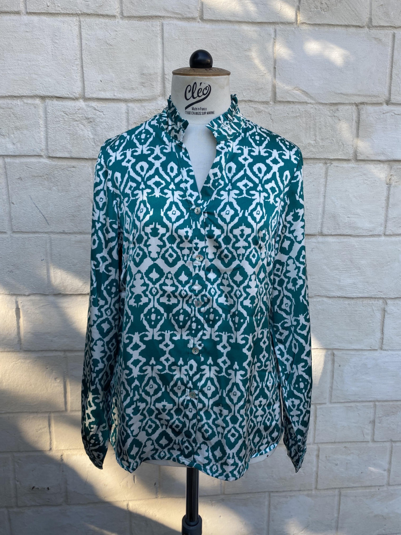 Grossista Rosa Fashion - camicia con stampa di mandala