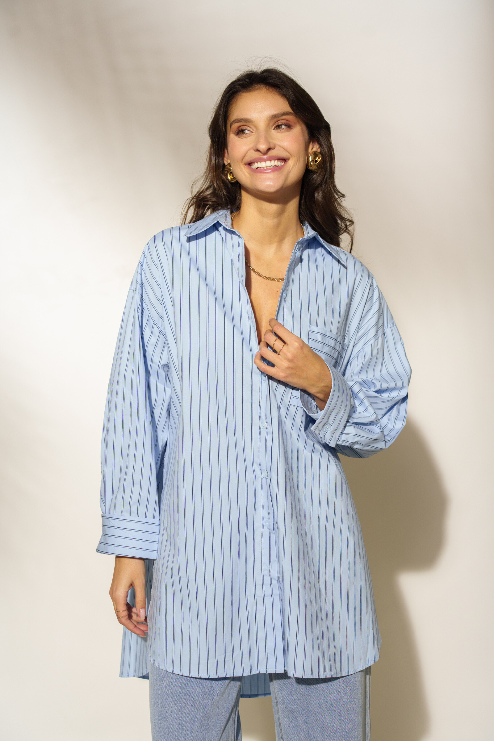 Wholesaler Rosa Fashion - Striped shirt