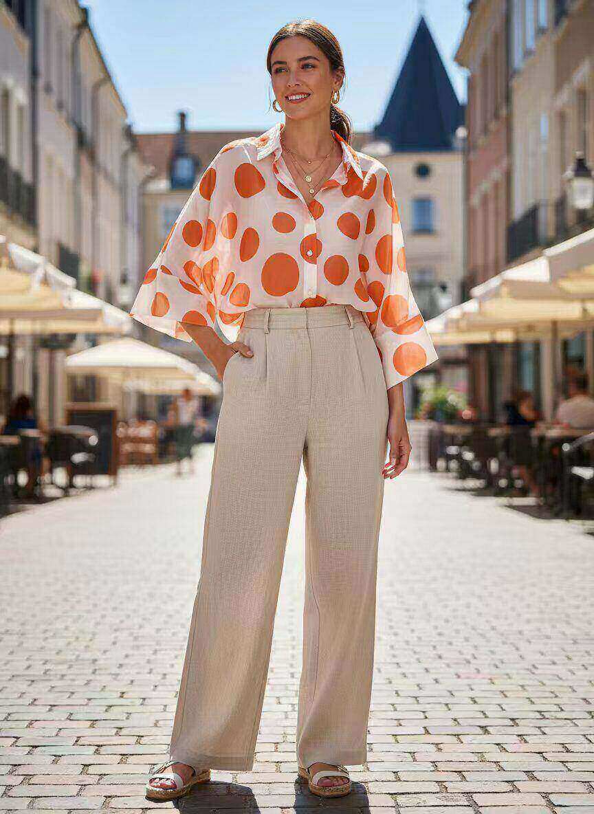 Grossista Rosa Fashion - Camicia a pois