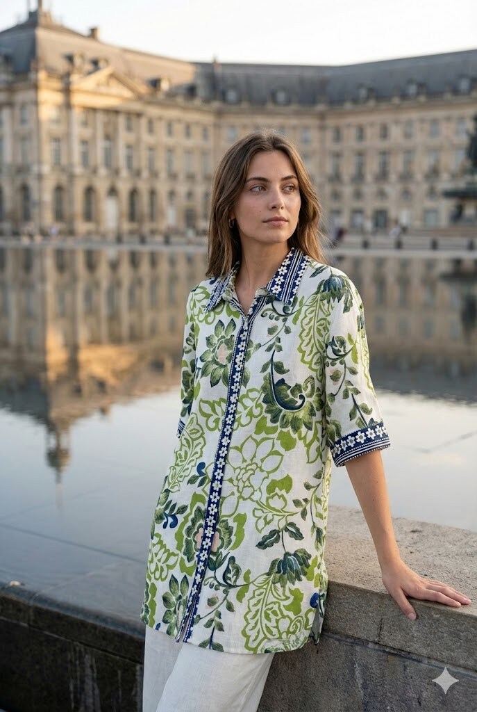 Grossiste Rosa Fashion - Chemise Femme à Imprimé Floral