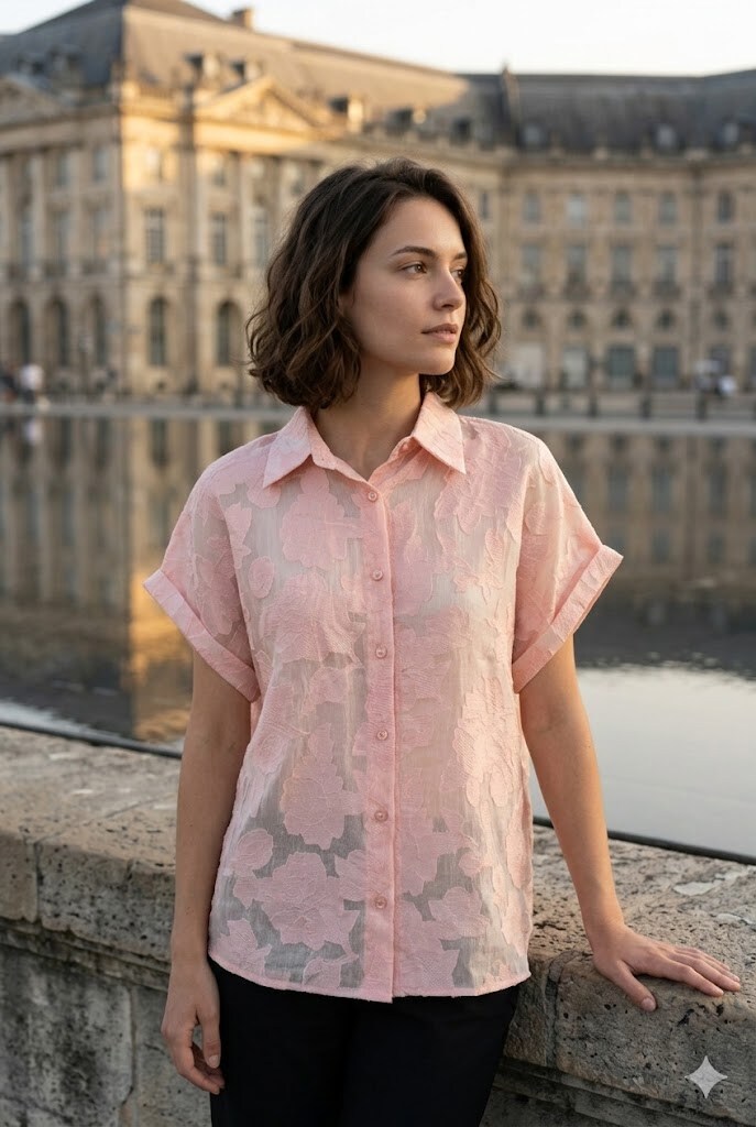 Wholesaler Rosa Fashion - Elegant Floral Blouse
