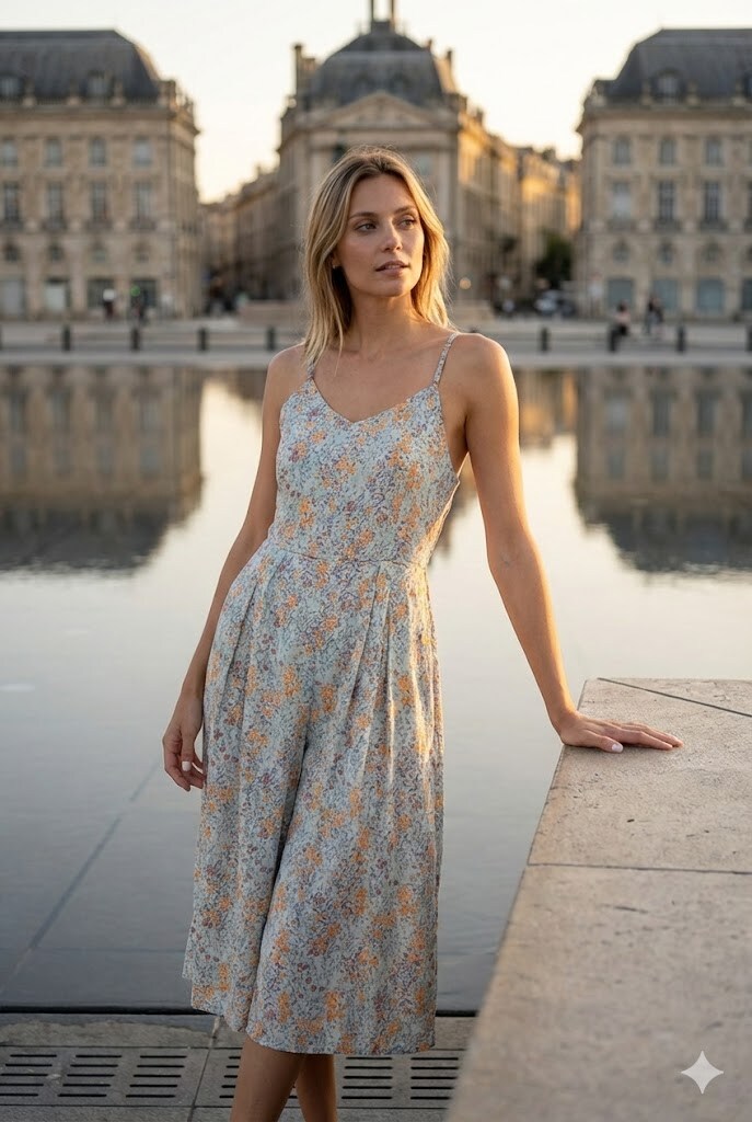 Wholesaler Rosa Fashion - Women's jumpsuit with spaghetti straps