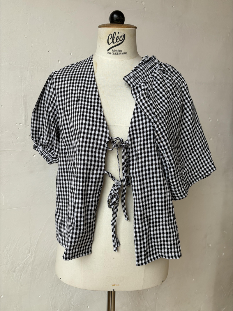 Wholesaler Rosa Fashion - Printed gingham set