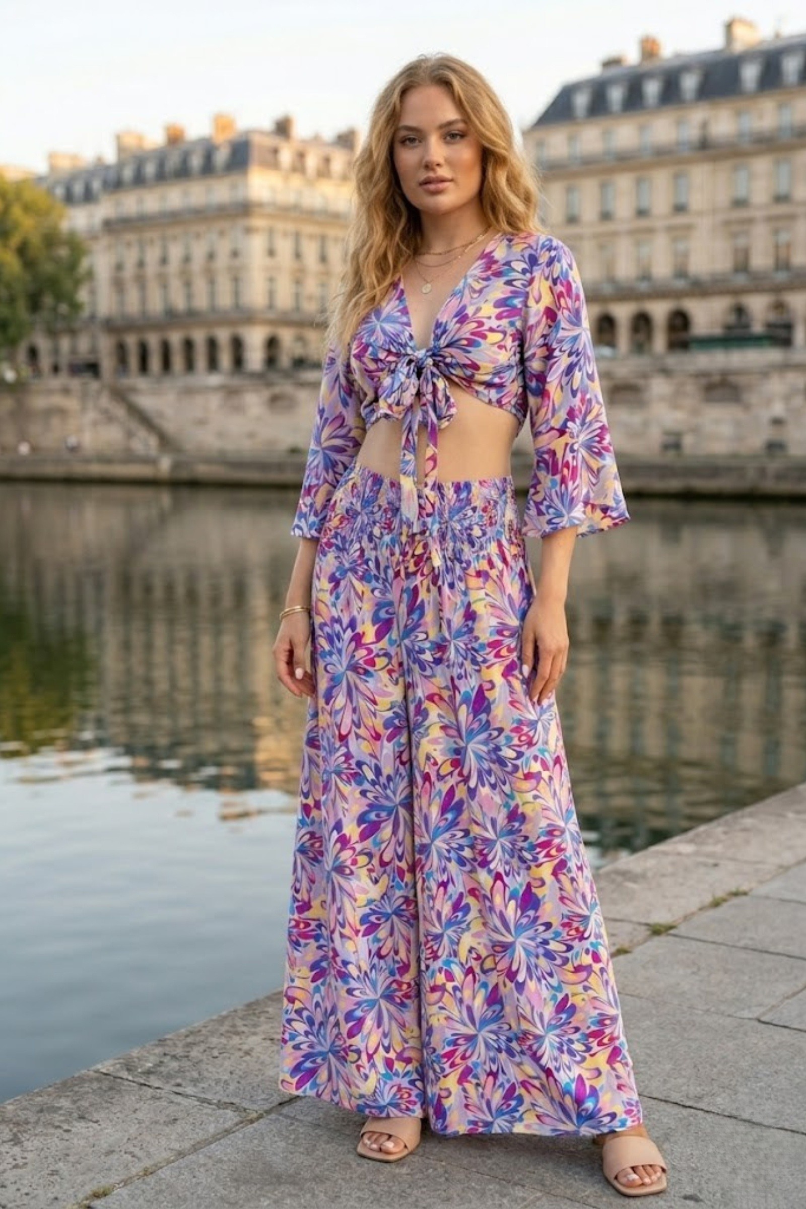 Wholesaler Rosa Fashion - Floral print set