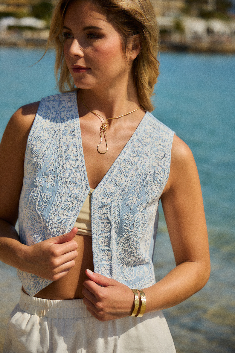Grossiste Rosa Fashion - Gilet brodée