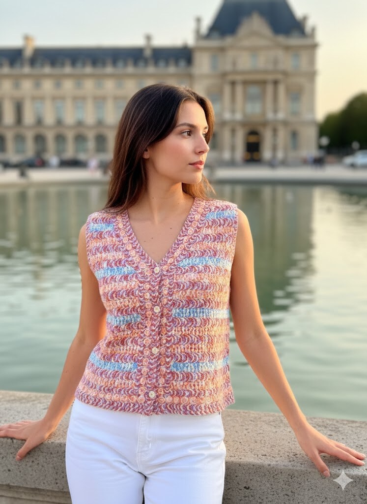 Wholesaler Rosa Fashion - Sleeveless buttoned vest