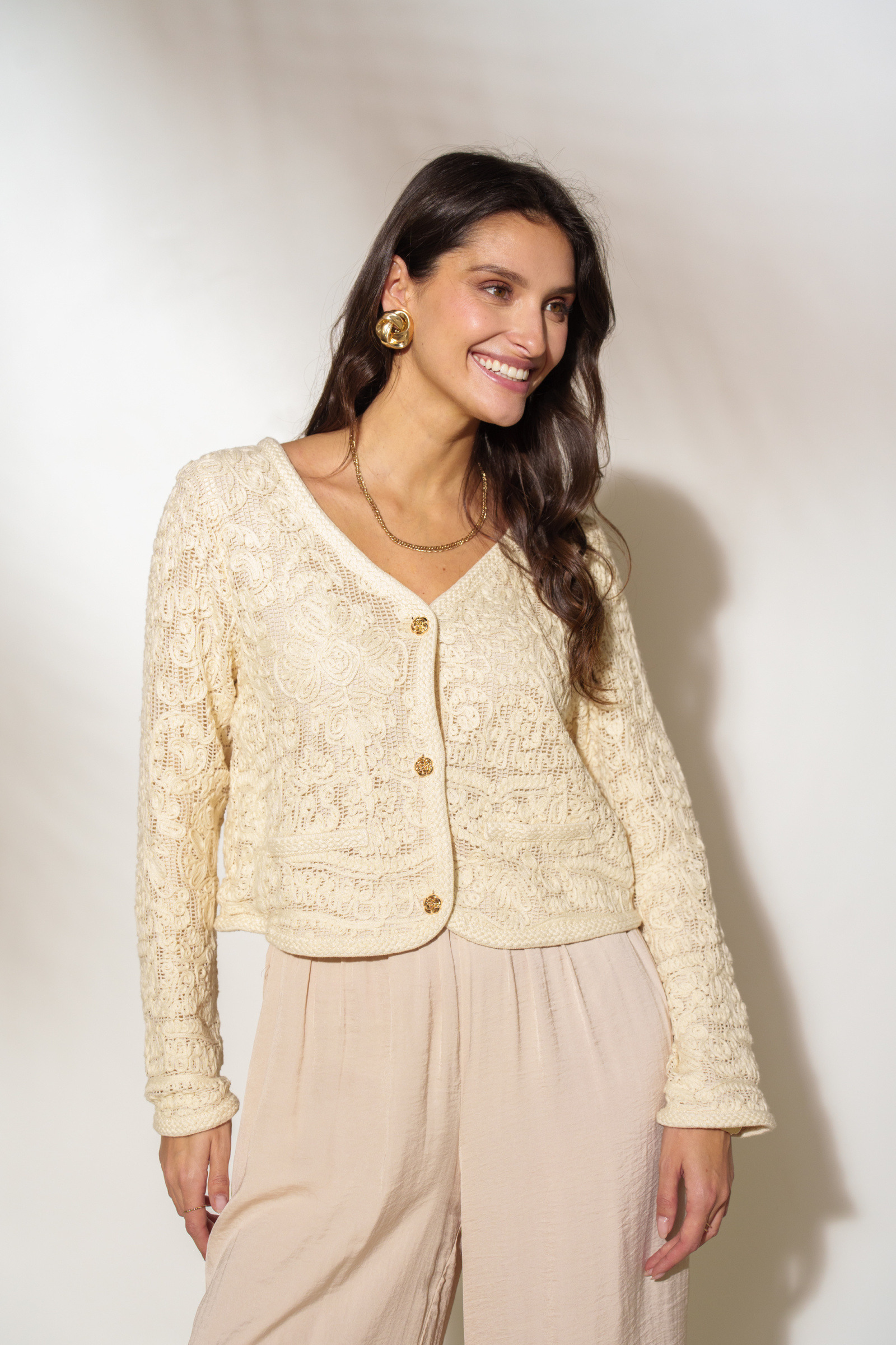 Großhändler Rosa Fashion Crochet - Häkelkämpfe