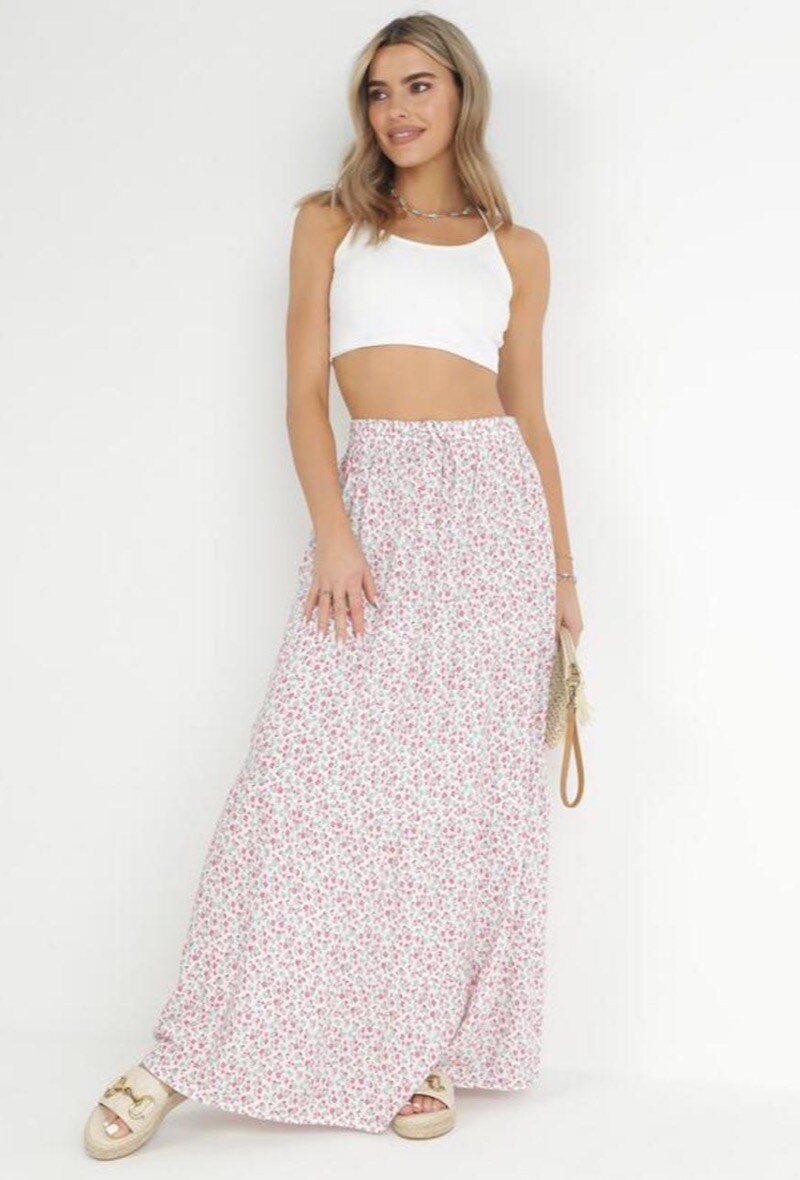 Grossista Rosa Fashion - Gonna lunga stampata