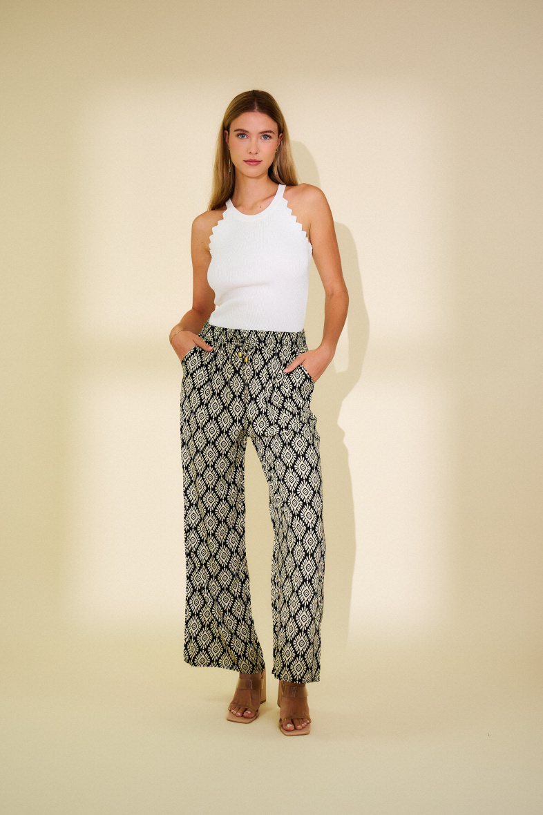 Grossista Rosa Fashion - Pantaloni stampati