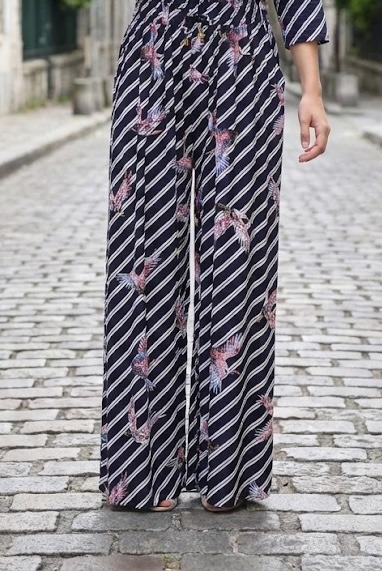 Wholesaler Rosa Fashion - Flowy pants with stylish patterns