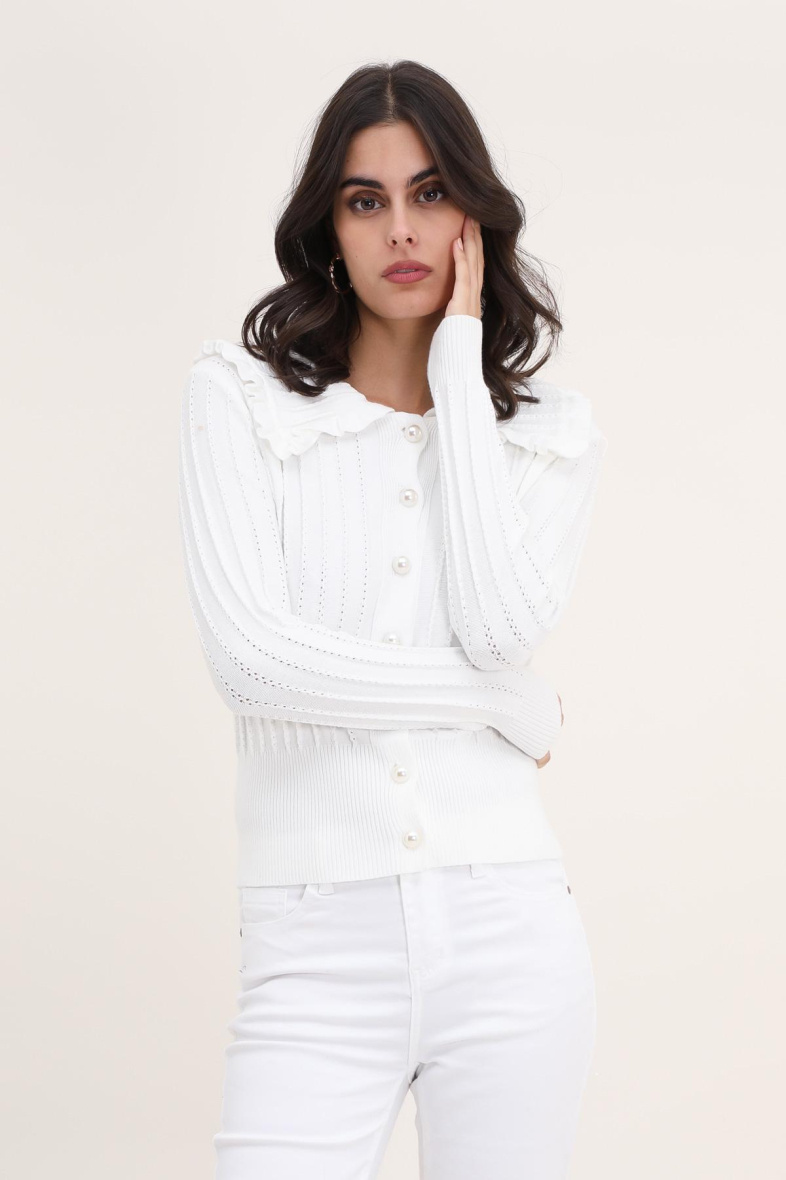 Großhändler Rosa Fashion - Weiter ärmelloser Cardigan