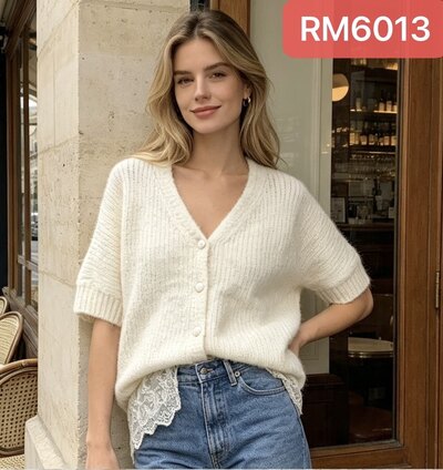 Grossista Rosa Fashion - Cardigan da Donna Mogano Grossista Rosa Fashion - Cardigan da Donna Mogano