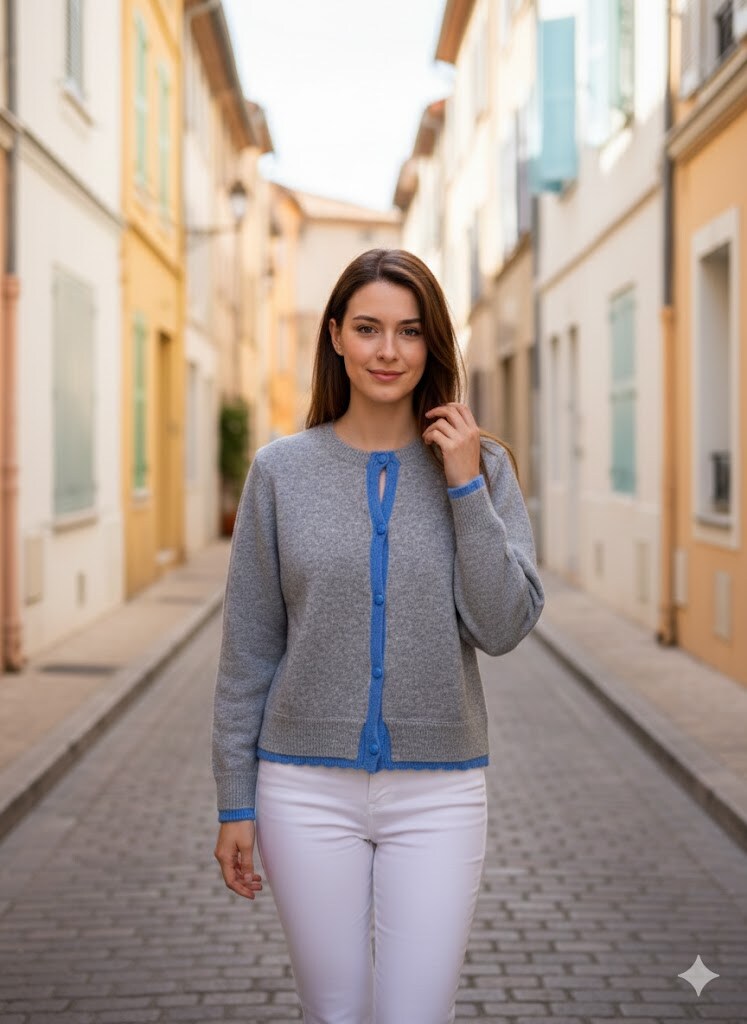 Grossiste Rosa Fashion - Cardigan en maille à boutons