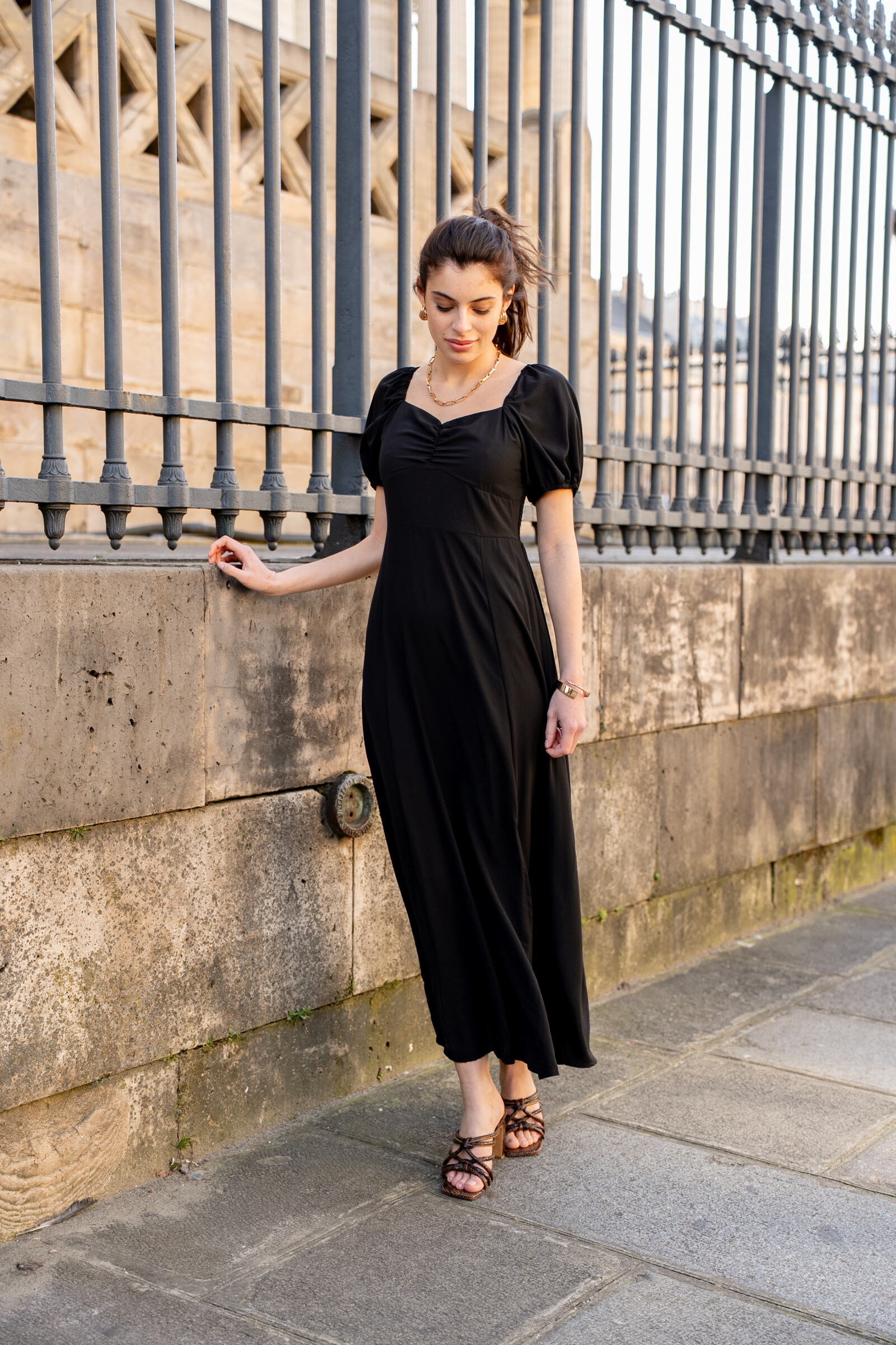 Wholesaler Rosa Fashion - Long plain dress