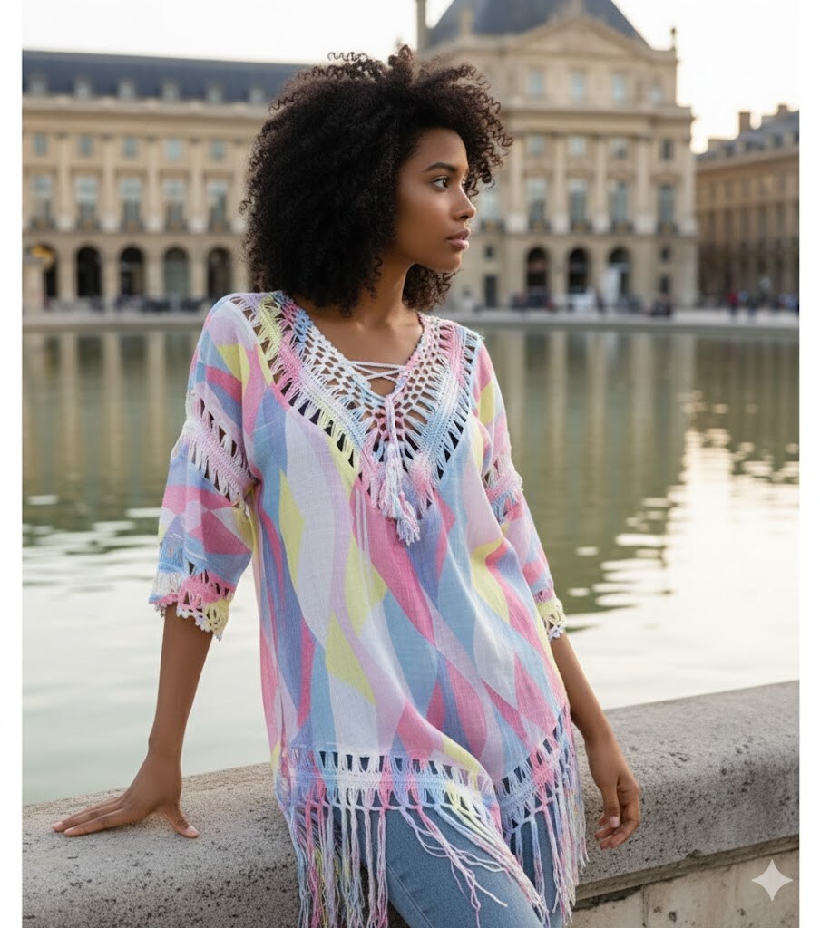 Wholesaler Rosa Fashion - Bohemian fringe dress