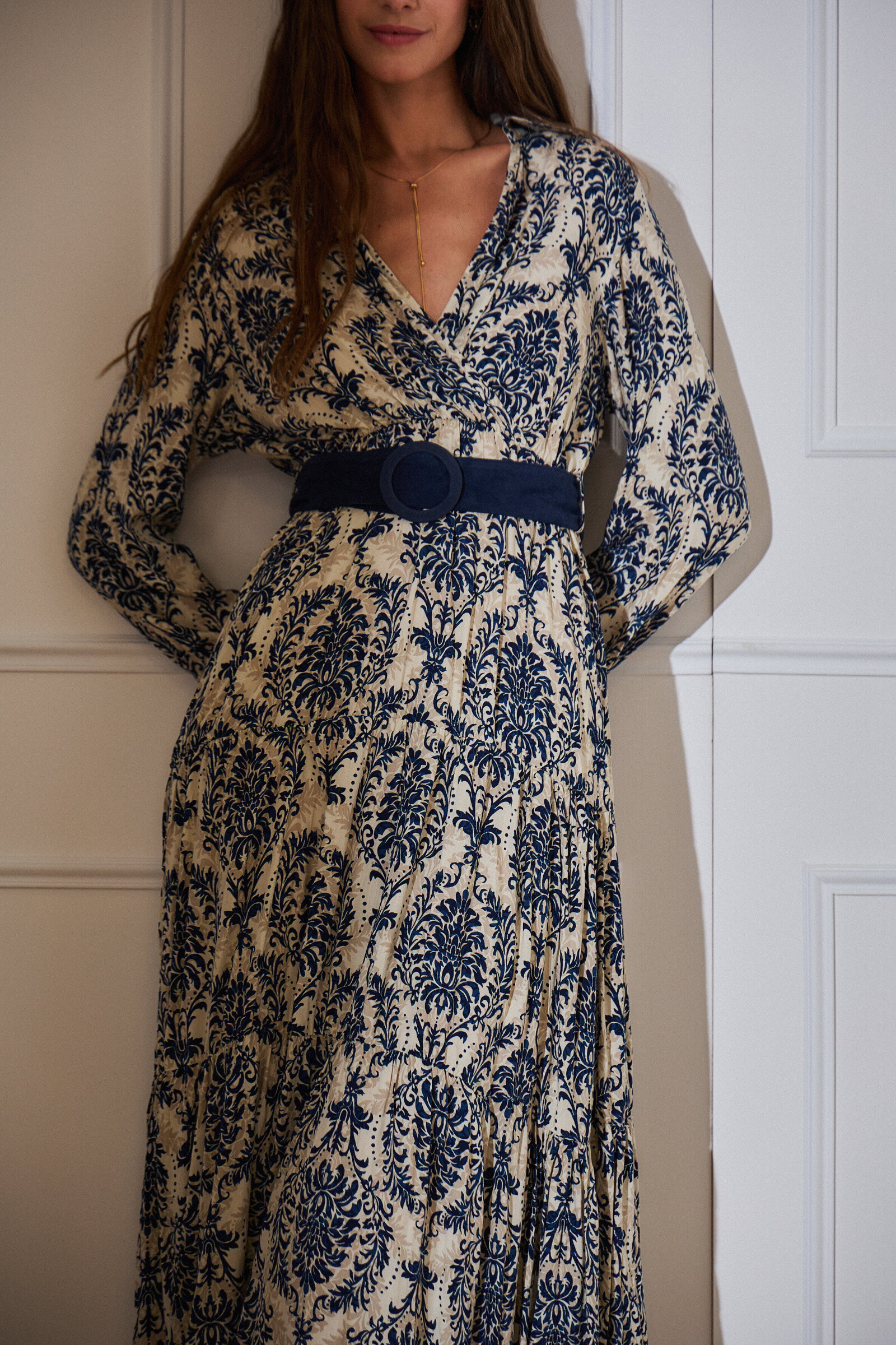 Wholesaler Rosa Fashion - Bohemian chic wallet dress