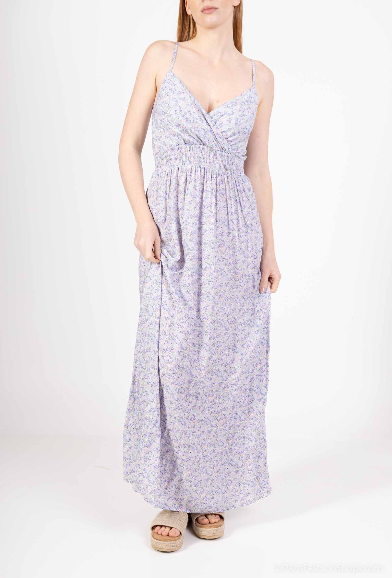 Wholesaler Rosa Fashion - Long flatful dress flared