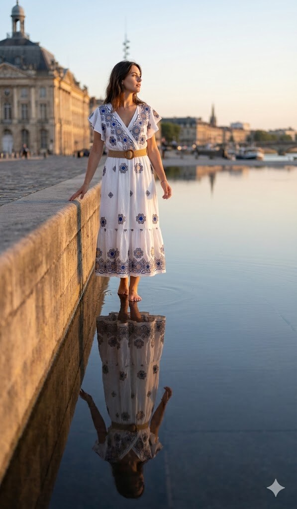 Grossiste Rosa Fashion - Robe maxi avec ceinture