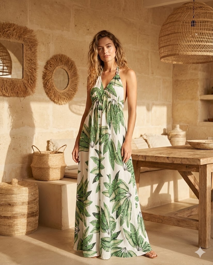 Grossiste Rosa Fashion - Robe longue à bretelles