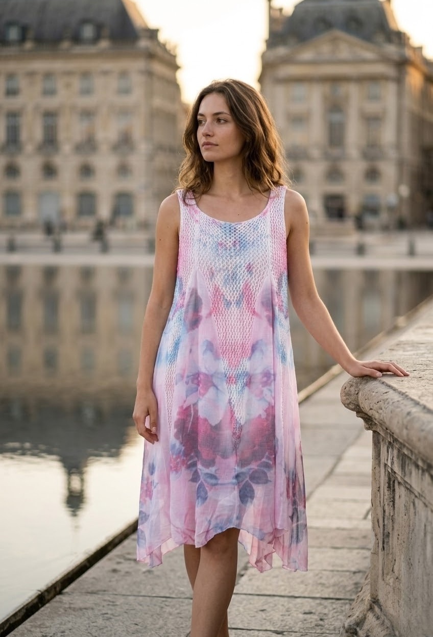 Grossiste Rosa Fashion - Robes légères à imprimé floral