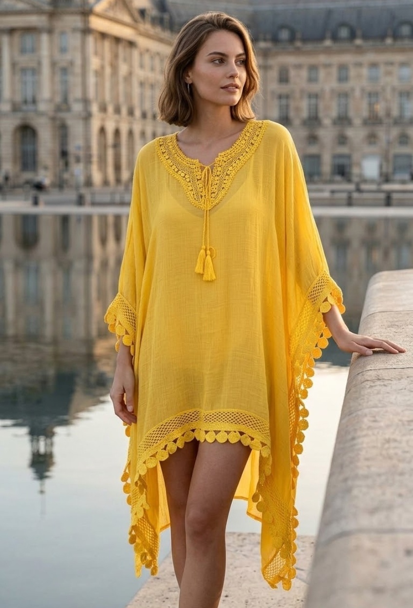 Grossiste Rosa Fashion - Tunique bohème avec broderies