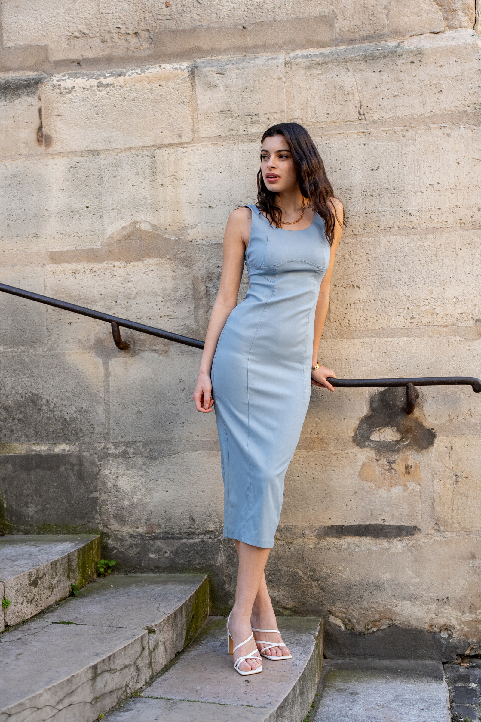 Wholesaler Rosa Fashion - Long fluid dress