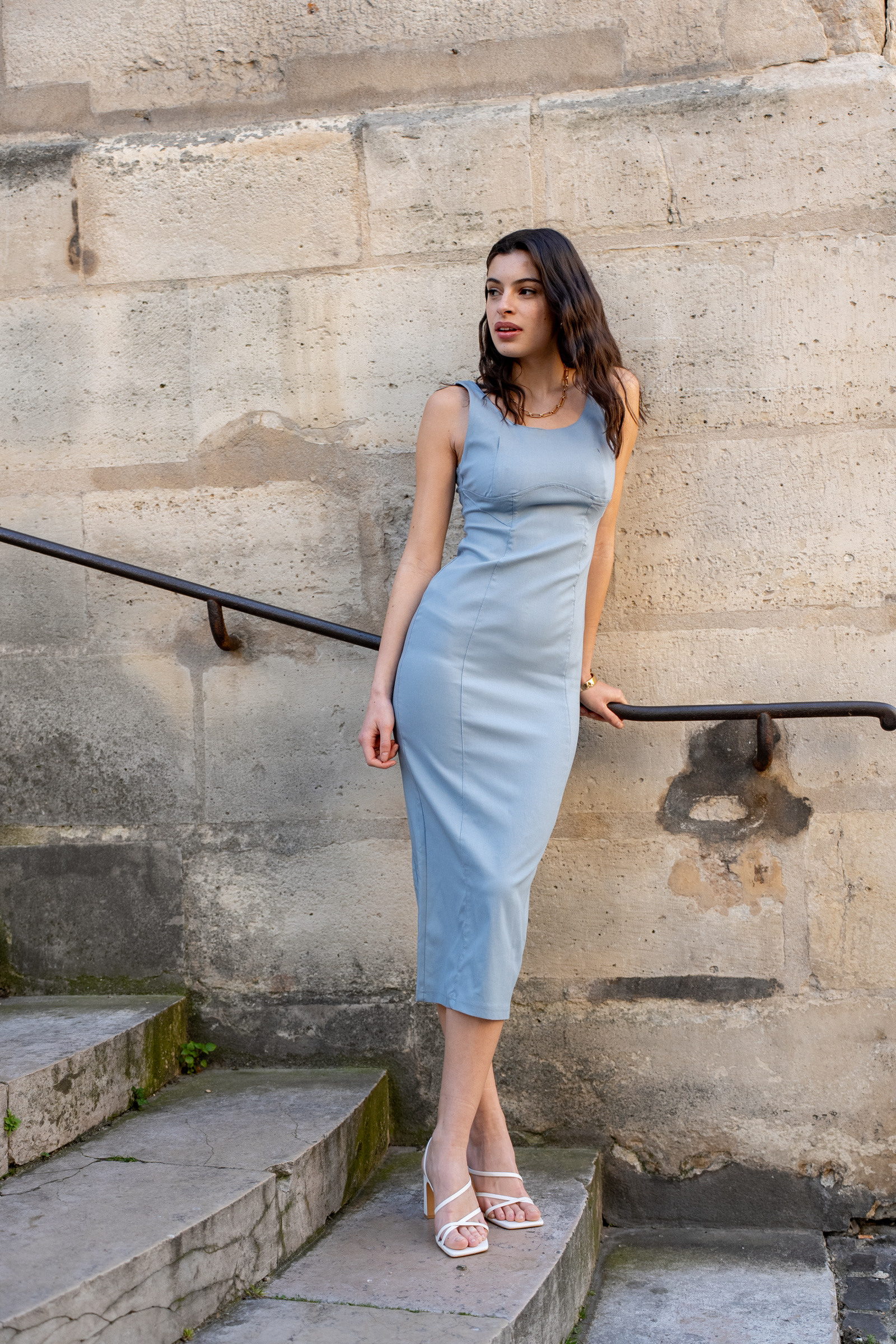 Wholesaler Rosa Fashion - Long fluid dress