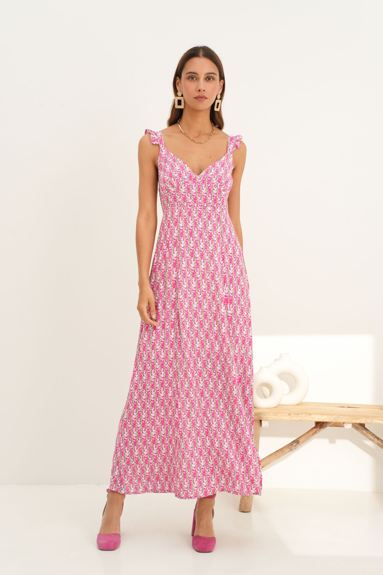 Wholesaler Rosa Fashion - Printed dress