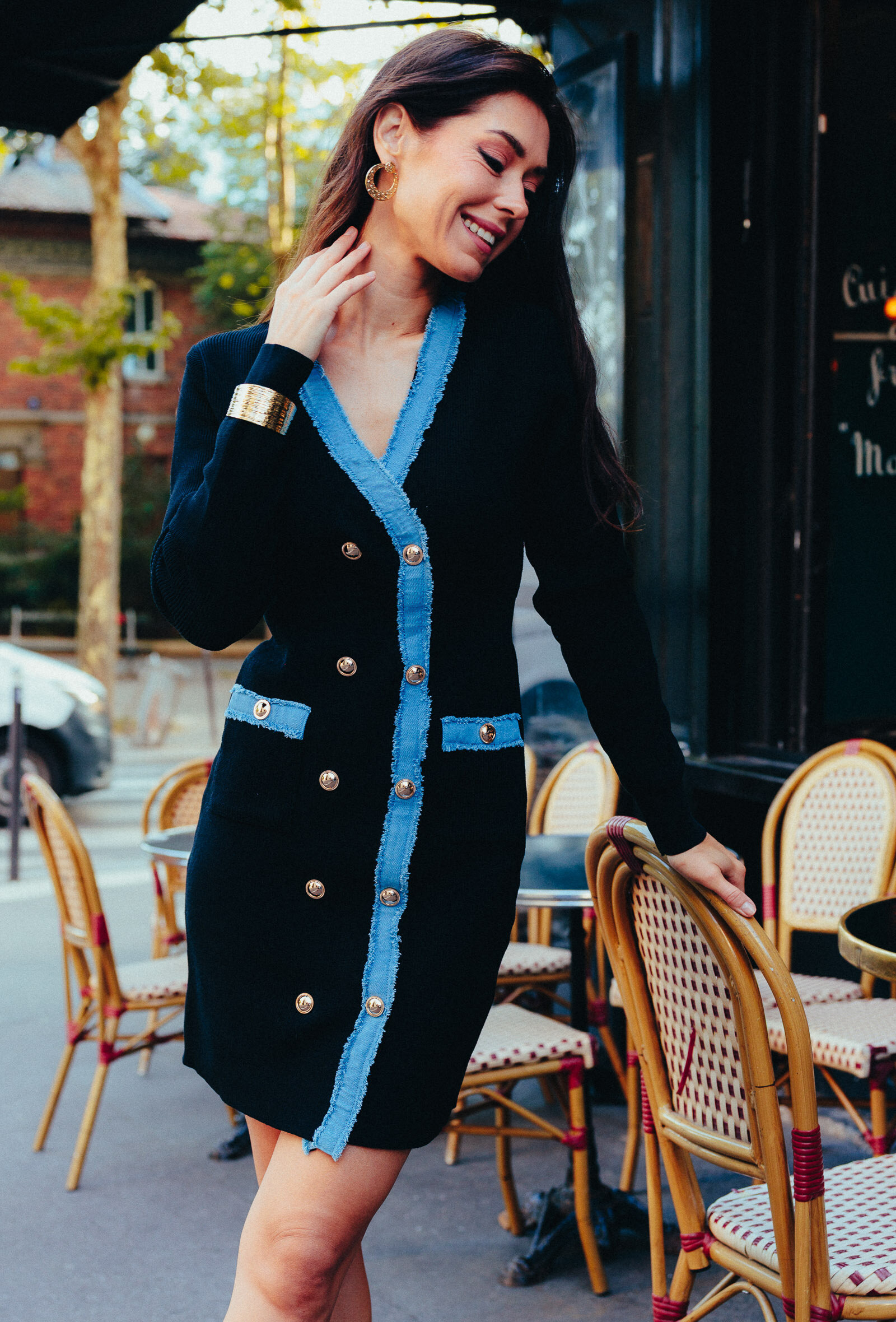 Wholesaler Rosa Fashion - long sleeve dress