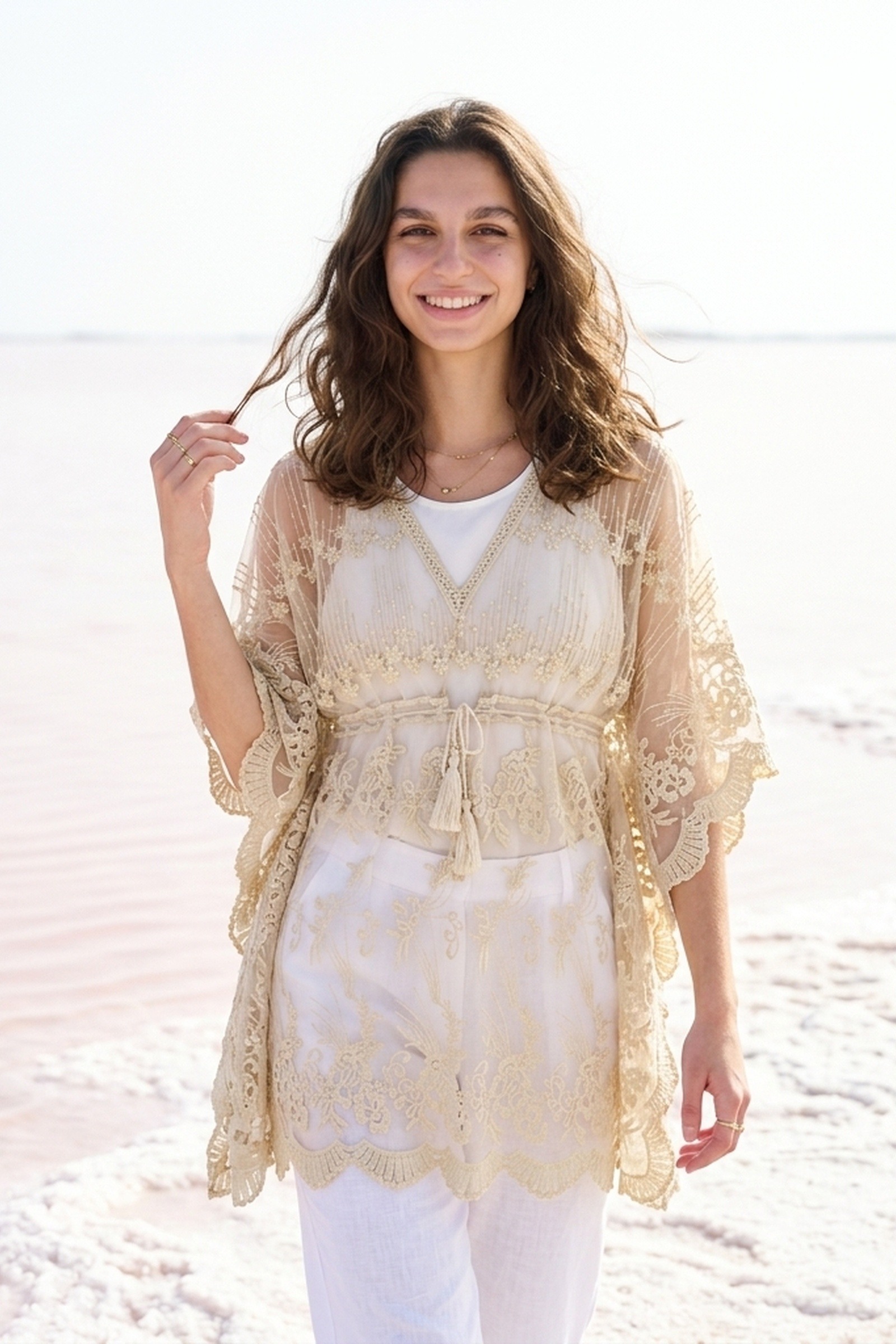 Wholesaler Rosa Fashion - Crochet beach dress