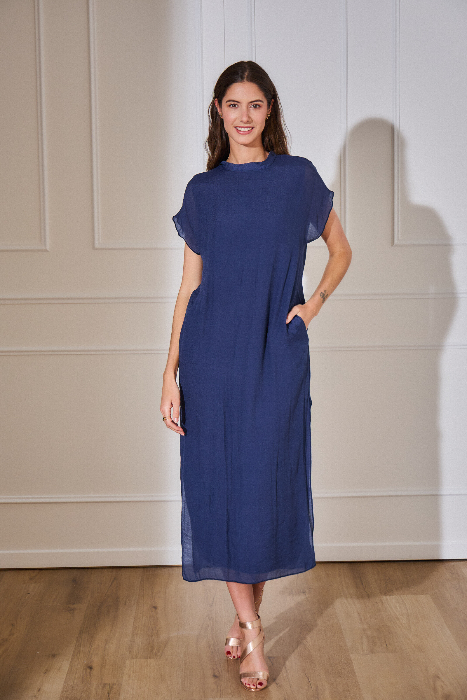 Wholesaler Rosa Fashion - Long fluid dress