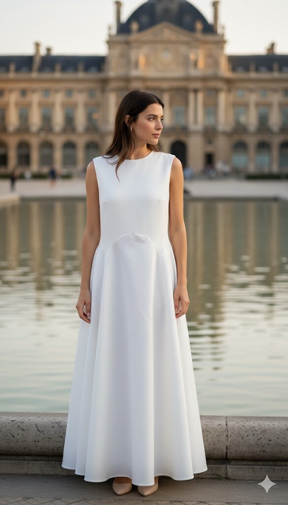 Grossiste Rosa Fashion - Robe féminine fluide sans manches