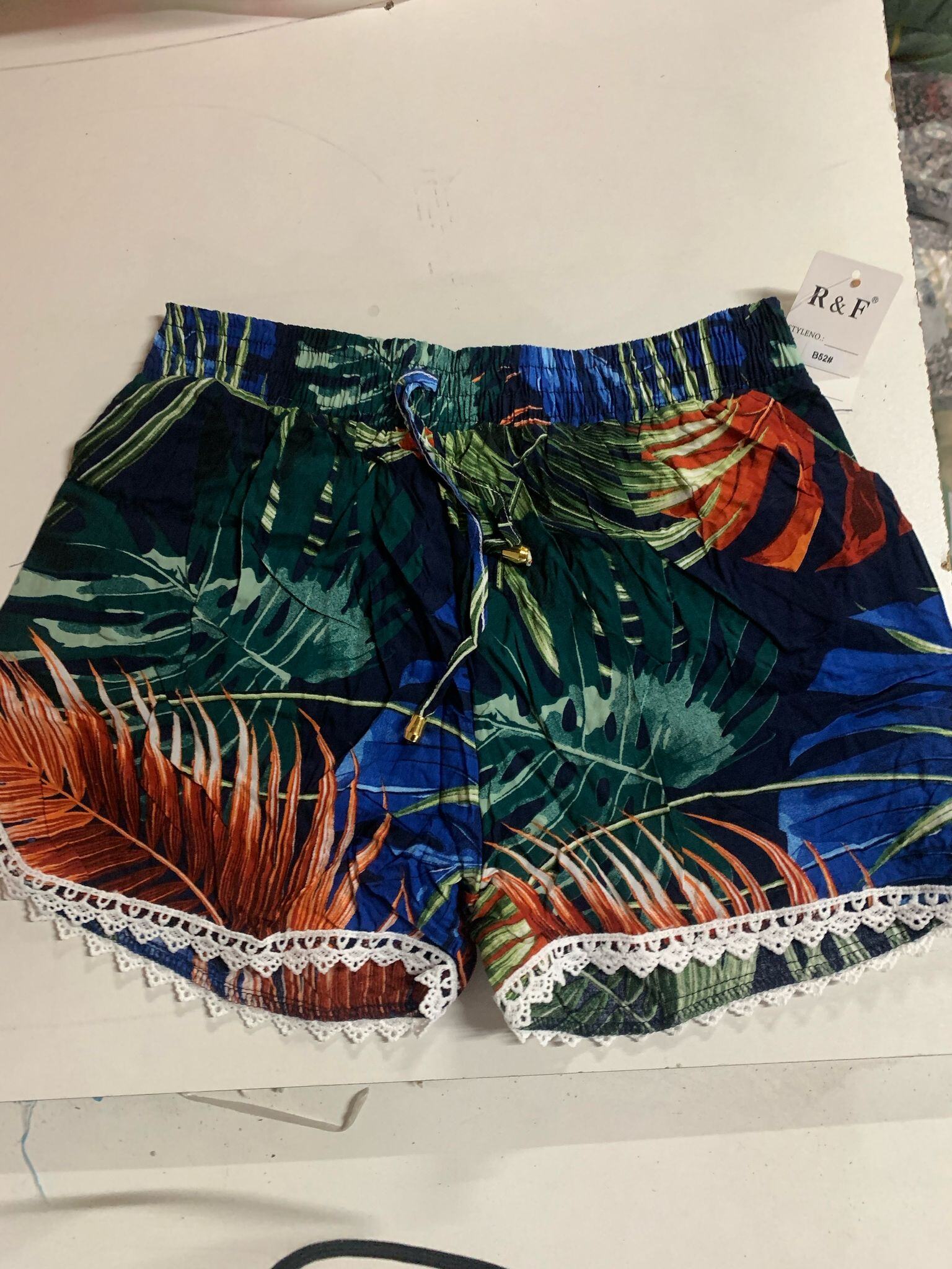 Grossiste Rosa Fashion - Short imprimé tropical