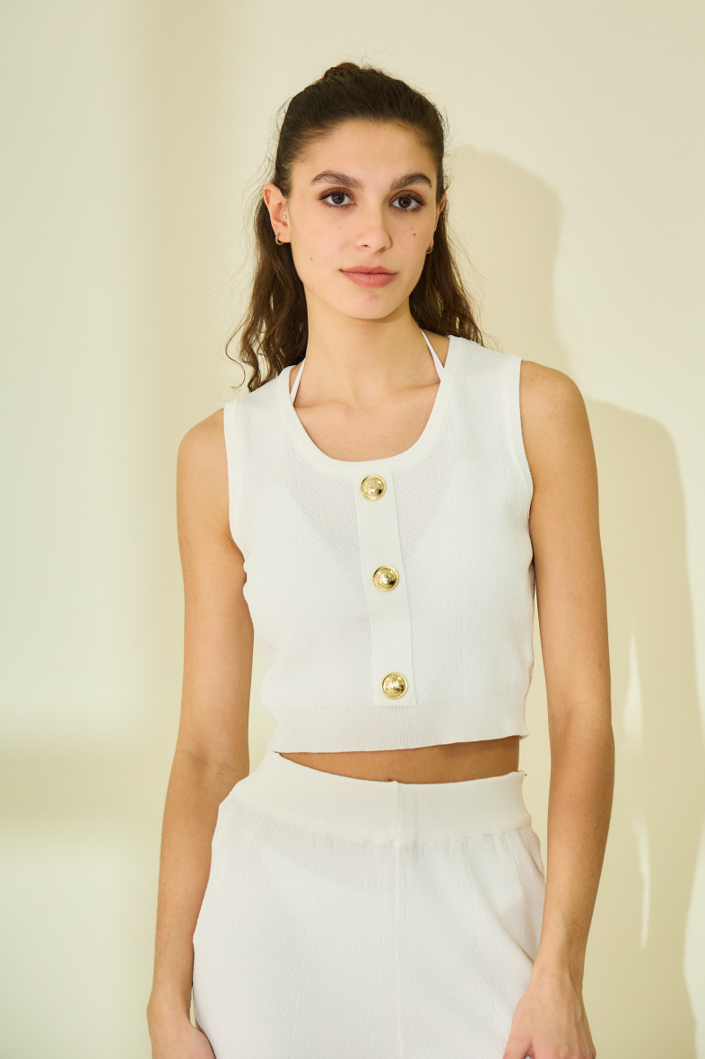 Grossiste Rosa Fashion - Haut court sans manches