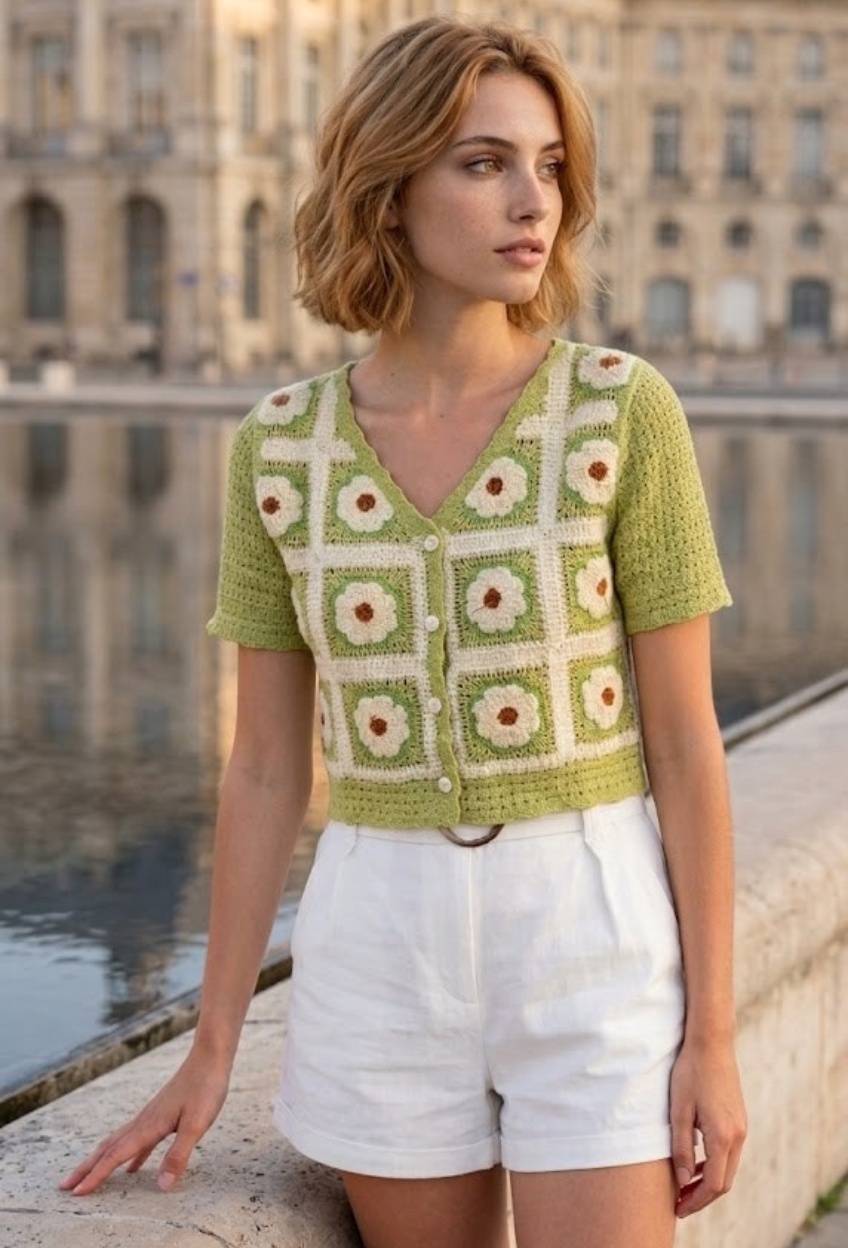 Grossiste Rosa Fashion - Cardigan à motifs floraux