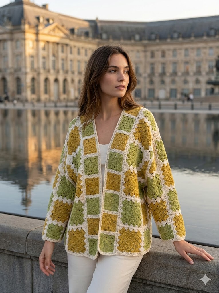 Großhändler Rosa Fashion - Häkel-Cardigan