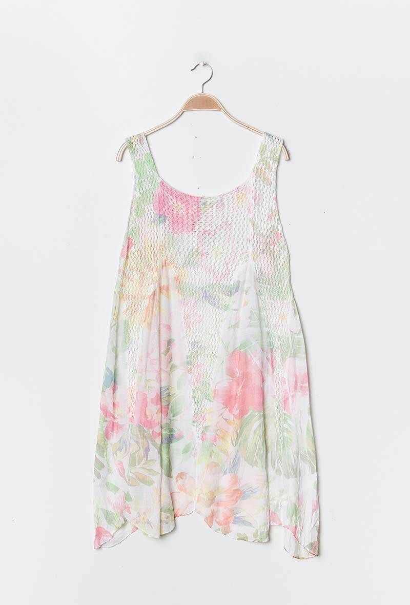 Grossiste Rosa Fashion - Tunique tie-and-dye avec crochet