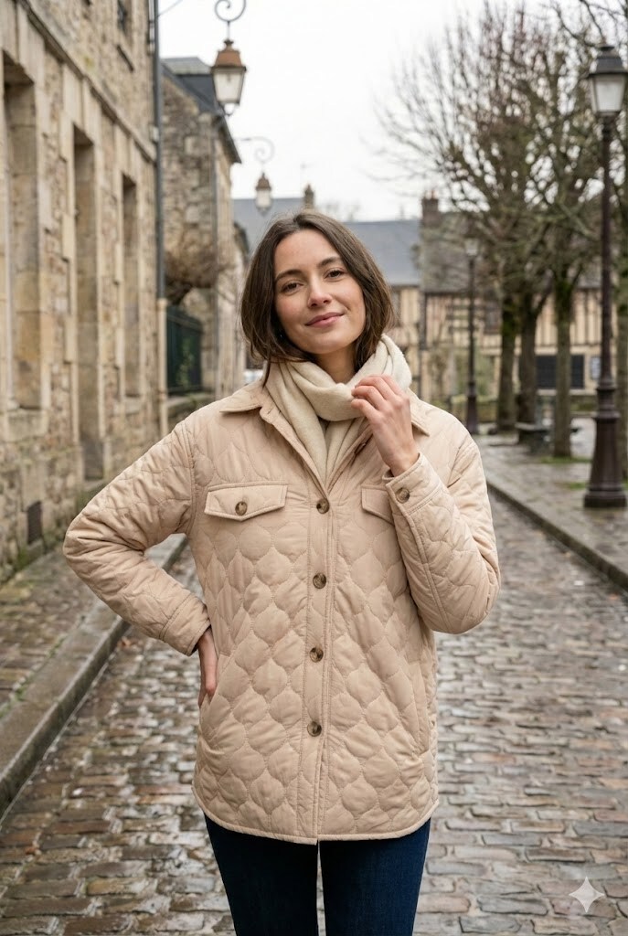 Grossiste Rosa Fashion - Veste matelassée à boutons