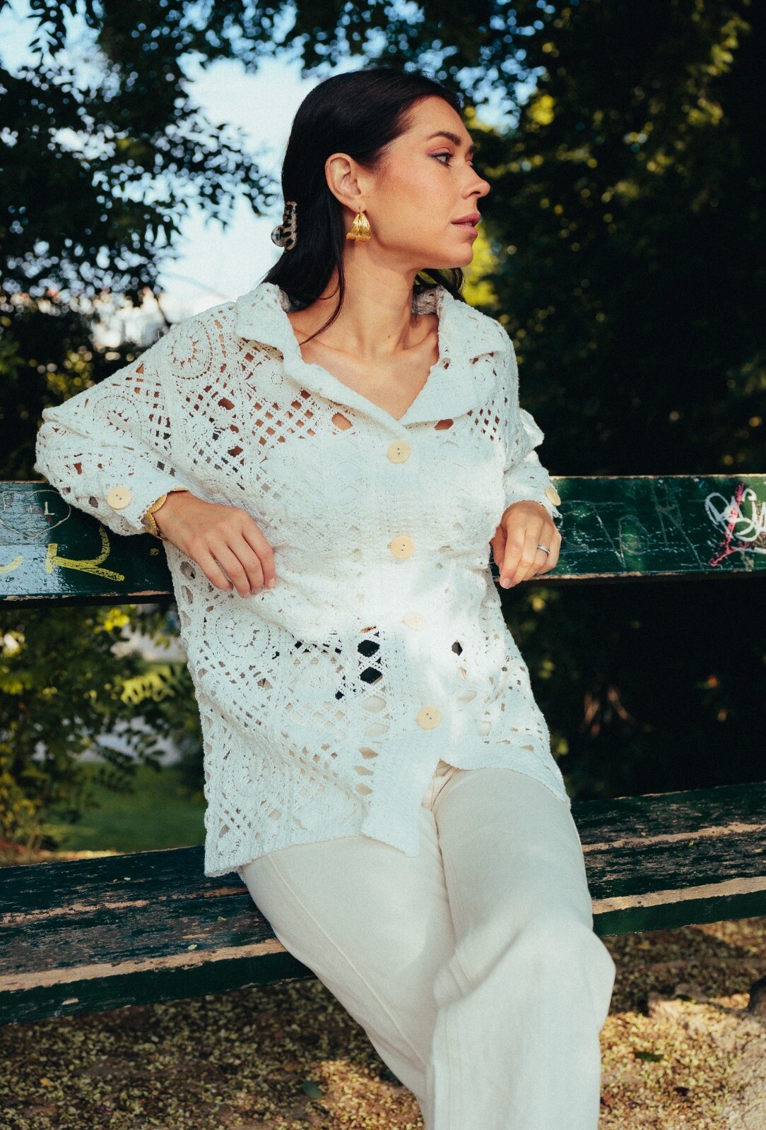 Grossiste Rosa Fashion - Vestes en crochet à boutons