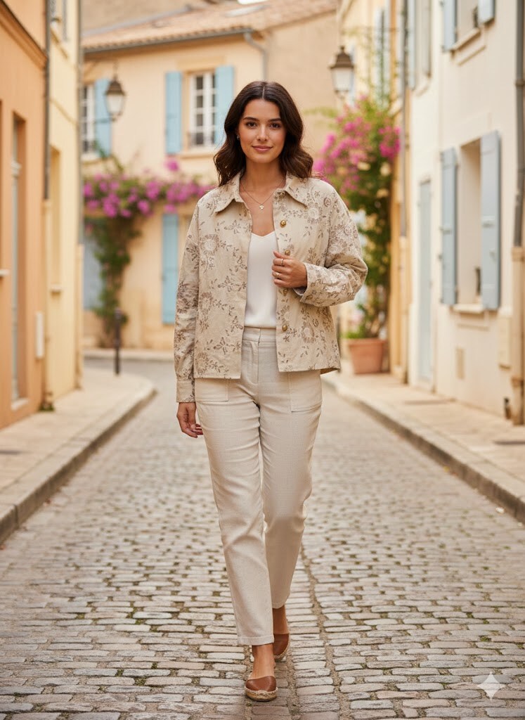 Grossiste Rosa Fashion - Veste brodée à manches longues